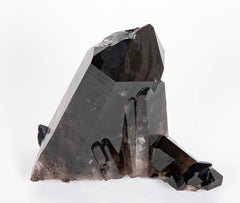Black Quartz Crystal Cluster