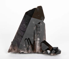 Black Quartz Crystal Cluster