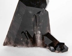 Black Quartz Crystal Cluster