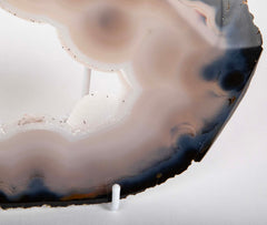 Polished Agate Slice on Stand