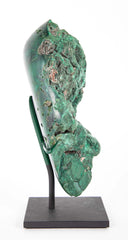 Museum Specimen Malachite on Custom Stand