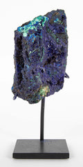 Azurite Specimen on Custom Stand
