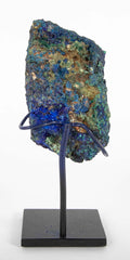 Azurite Specimen on Custom Stand