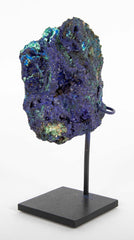 Azurite Specimen on Custom Stand