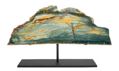 A Jasper Slab Fossil on Custom Stand
