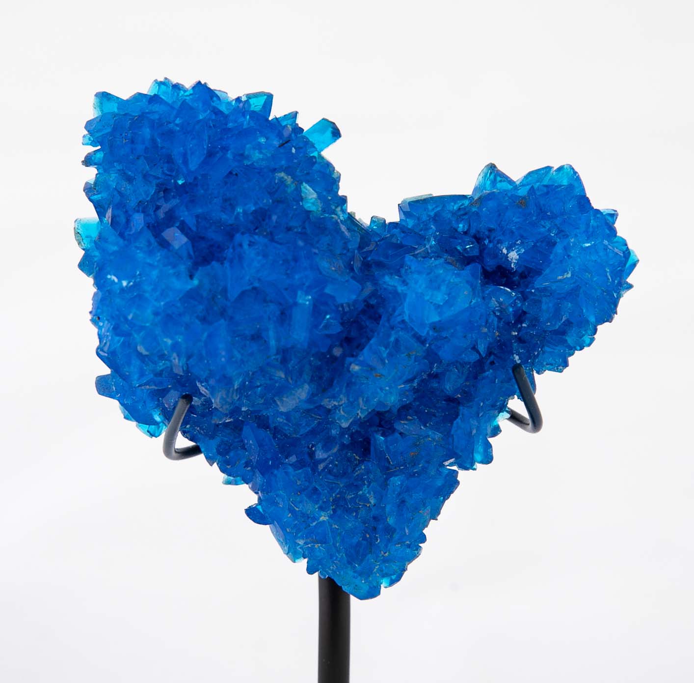 Chalcanthite Rock Specimen on Stand