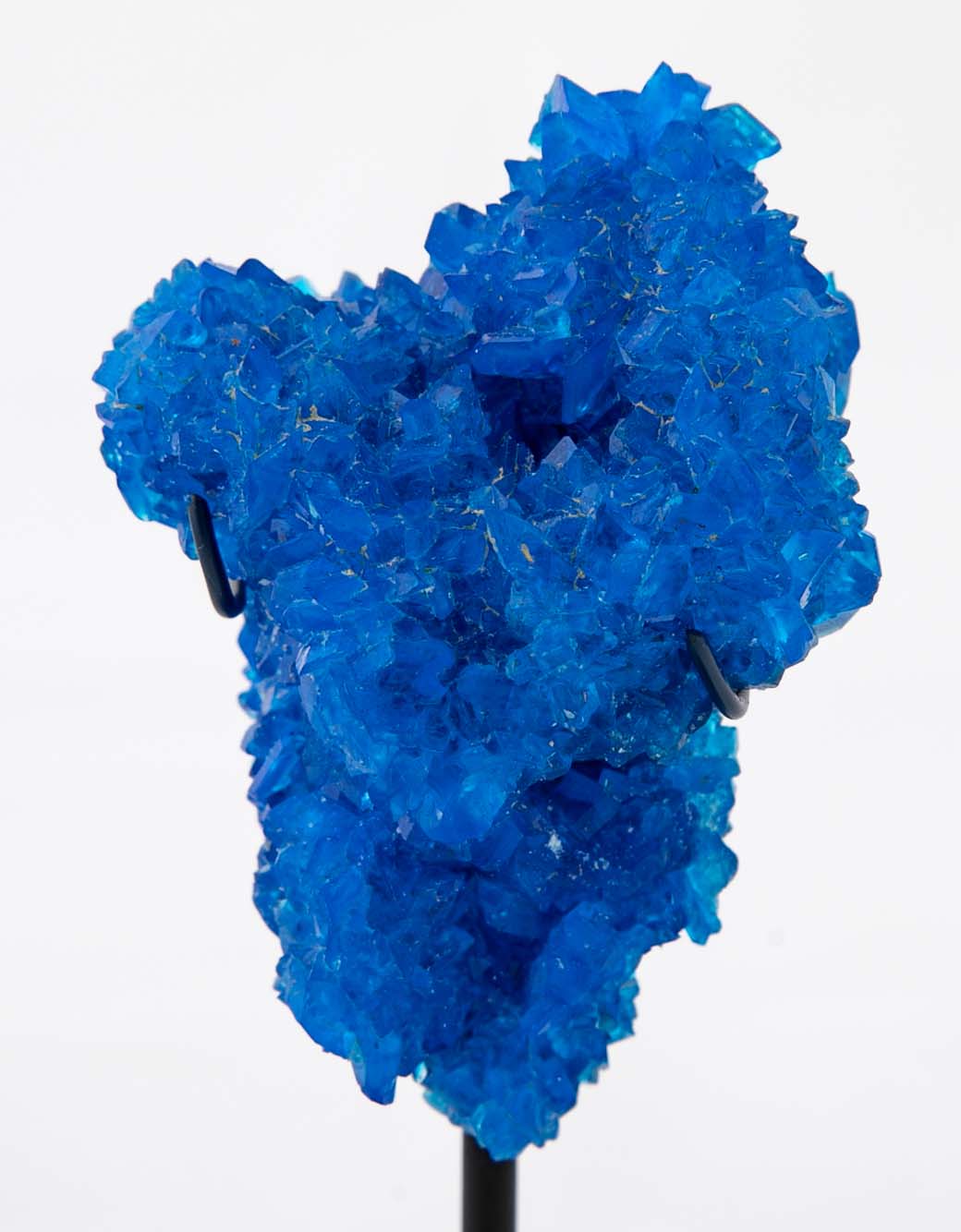 Chalcanthite Rock Specimen on Stand