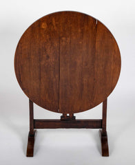 Round Tilt Top Wine Tasting Table
