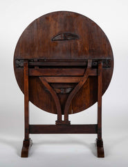 Round Tilt Top Wine Tasting Table