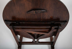 Round Tilt Top Wine Tasting Table