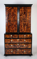 Late 17th Century English Mulberry Veneered Cupboard