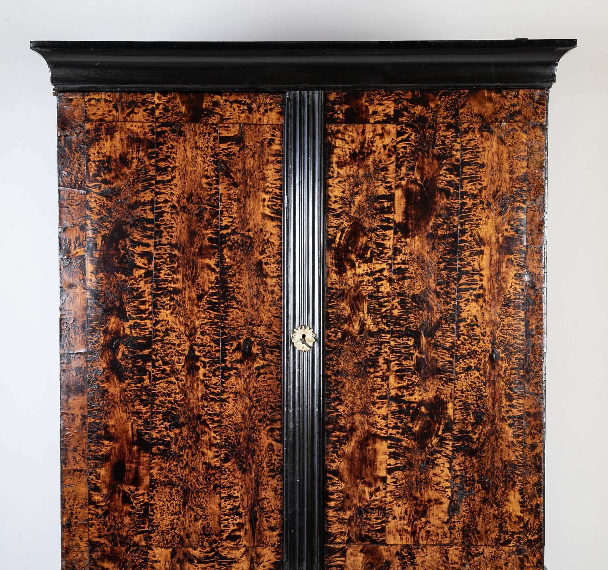 Late 17th Century English Mulberry Veneered Cupboard