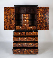 Late 17th Century English Mulberry Veneered Cupboard