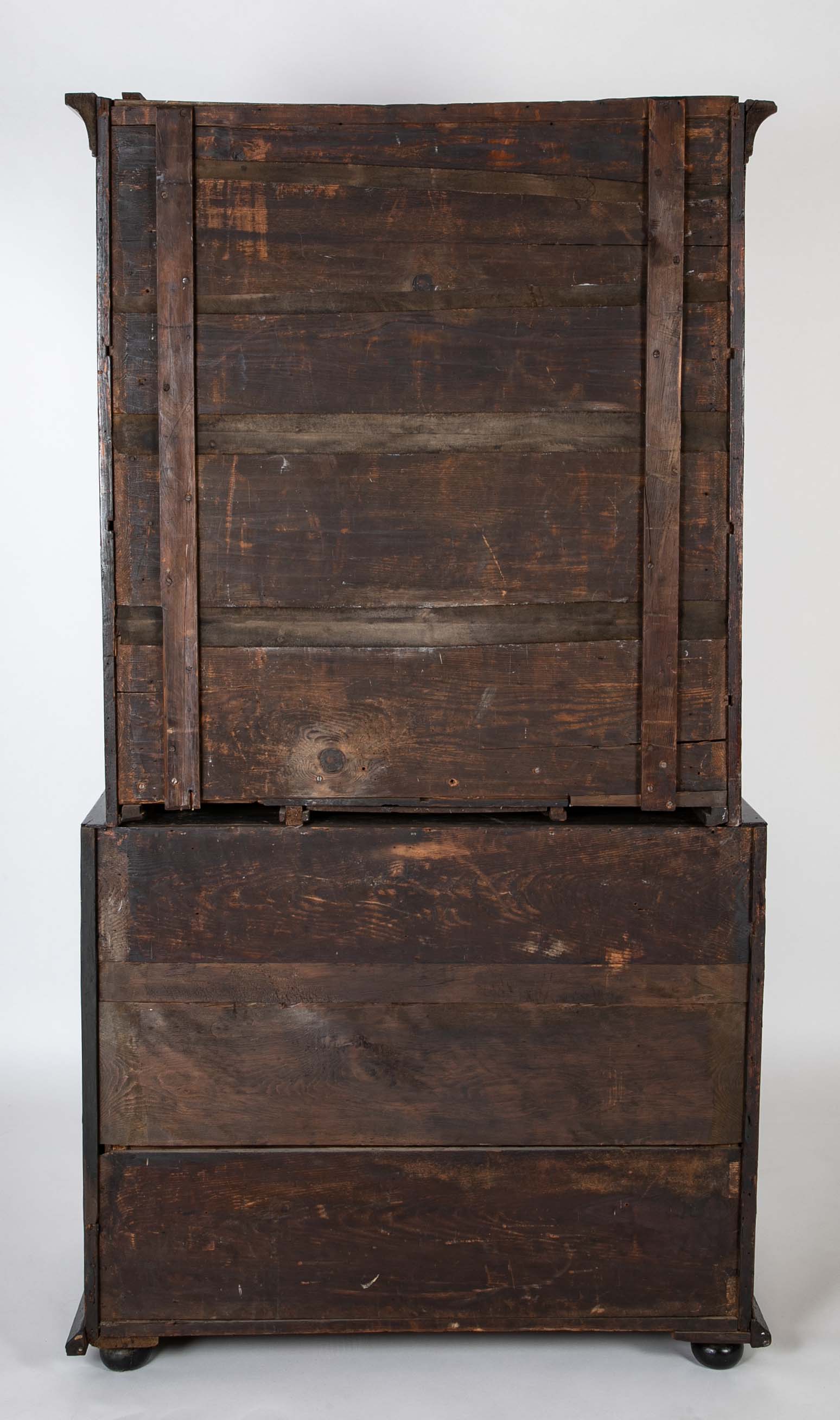 Late 17th Century English Mulberry Veneered Cupboard