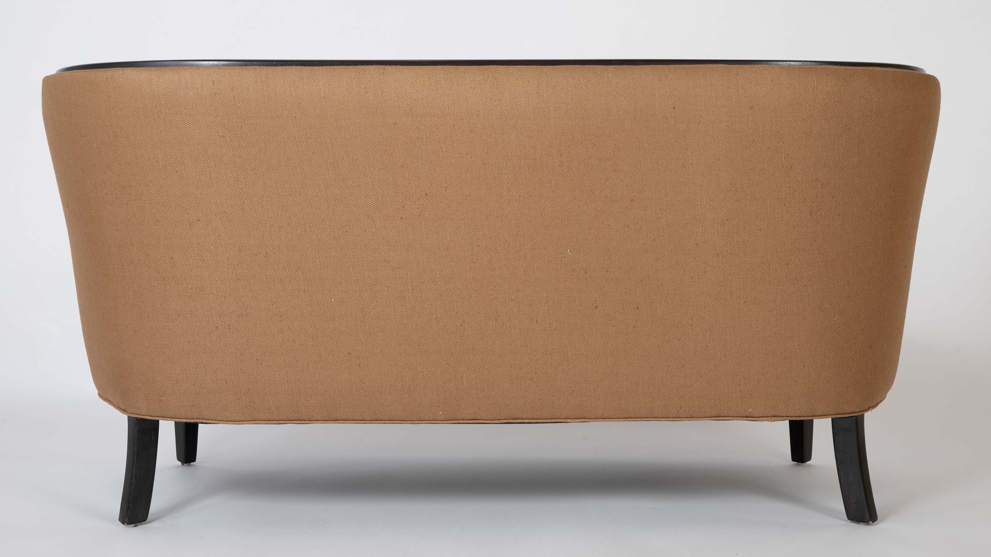 Two Seat Danish Sofa Newly Upholstered in Rogers & Goffigon Fabric
