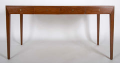Severin Hansen Teak Desk for Haslev Møbelfabrik