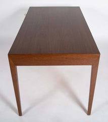 Severin Hansen Teak Desk for Haslev Møbelfabrik