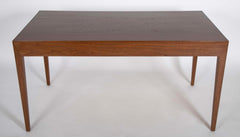 Severin Hansen Teak Desk for Haslev Møbelfabrik