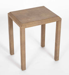 20th Century Pair of Side/End Tables Covered in Shagreen