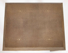 20th Century Pair of Side/End Tables Covered in Shagreen