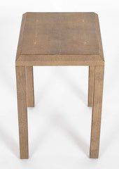 20th Century Pair of Side/End Tables Covered in Shagreen