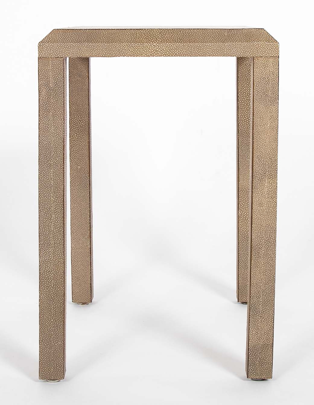 20th Century Pair of Side/End Tables Covered in Shagreen