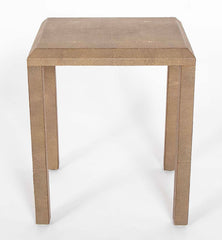20th Century Pair of Side/End Tables Covered in Shagreen