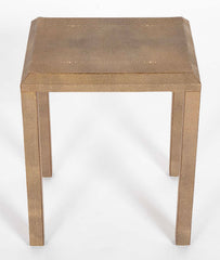 20th Century Pair of Side/End Tables Covered in Shagreen