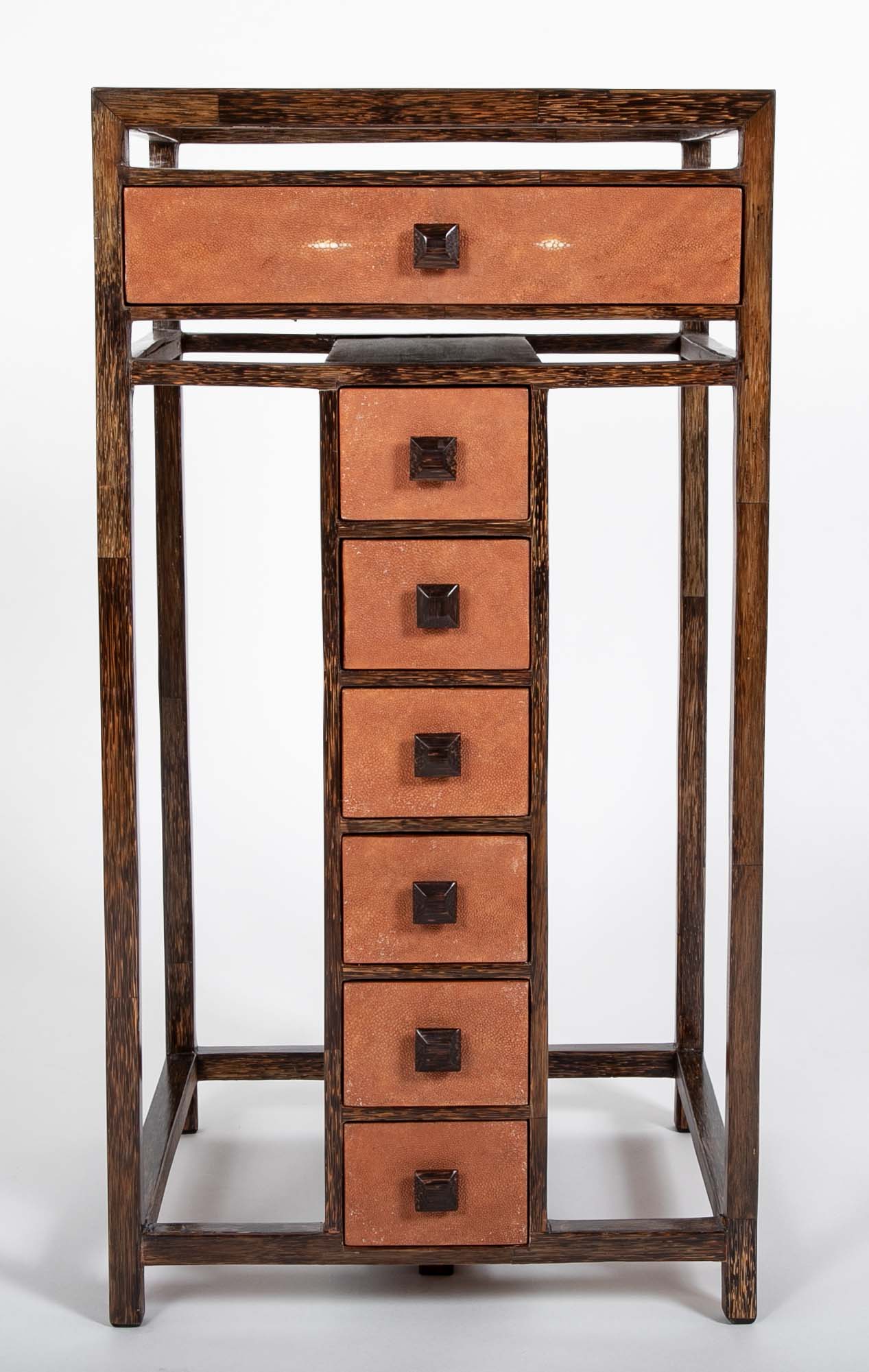 T & Y Augusti Shagreen Semanier