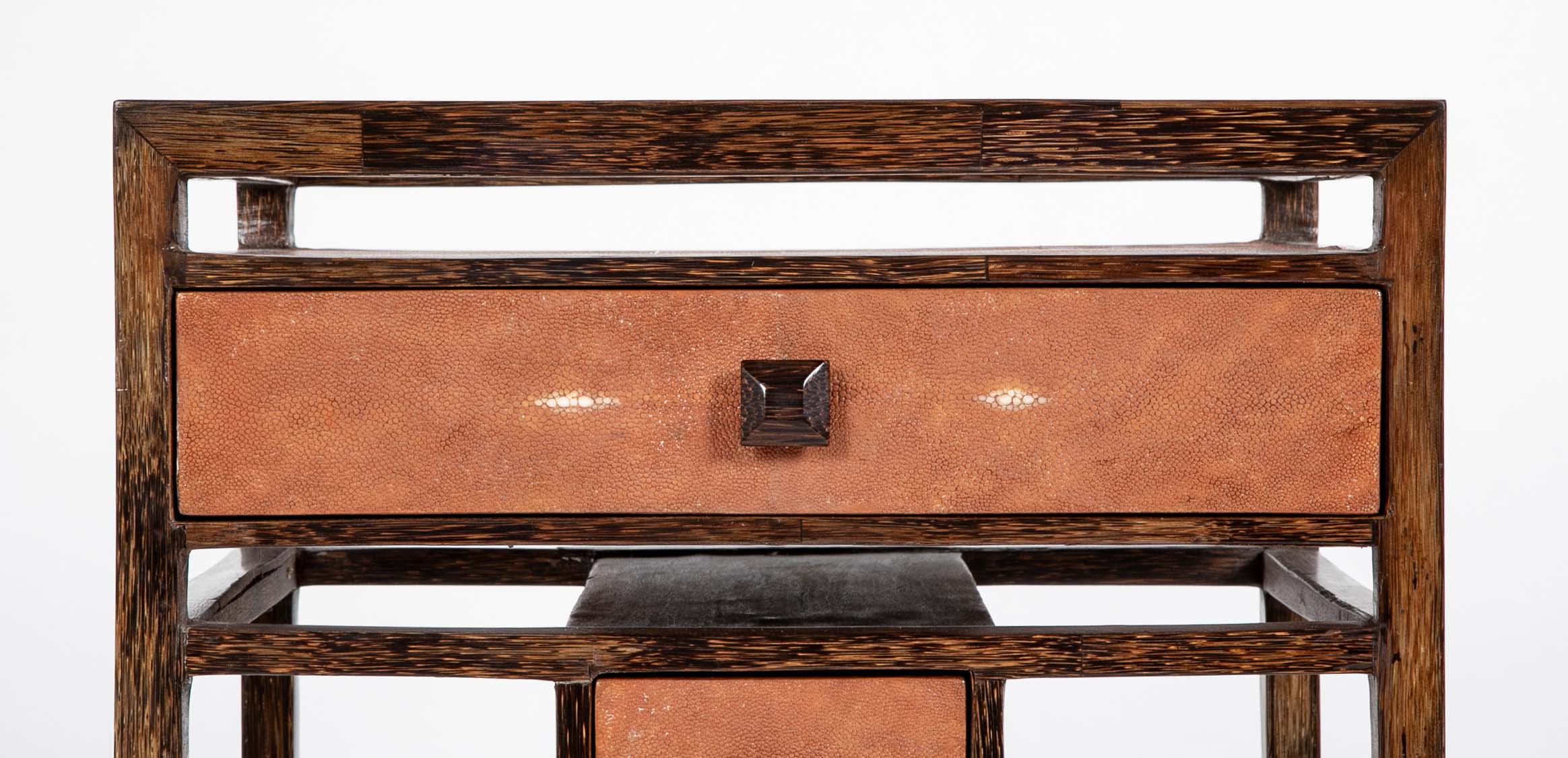 T & Y Augusti Shagreen Semanier