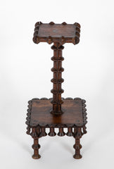 Tramp Art Side Table