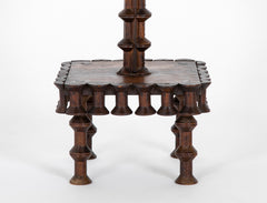 Tramp Art Side Table