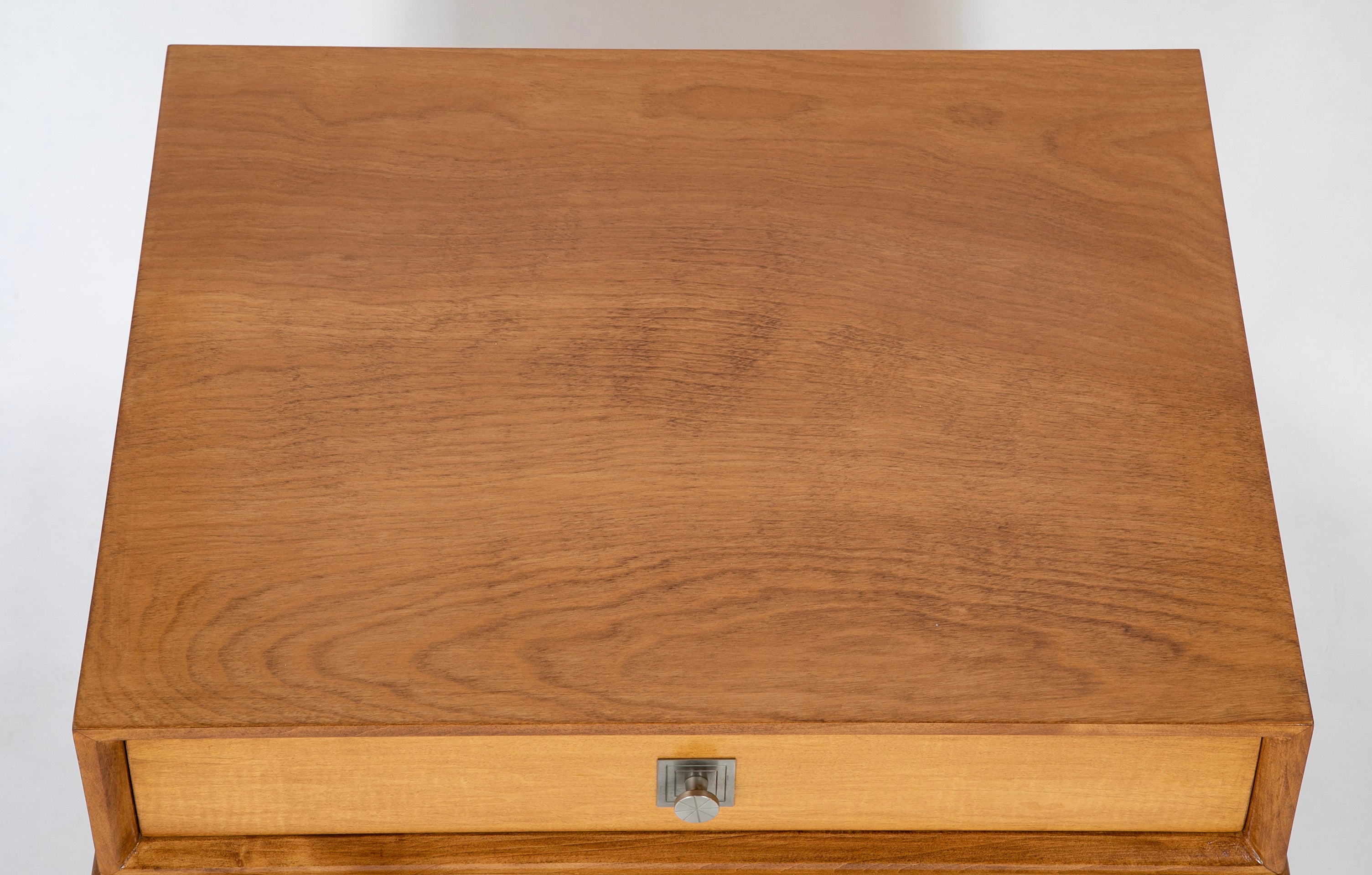 Parzinger Blond Wood Single Drawer Side Table
