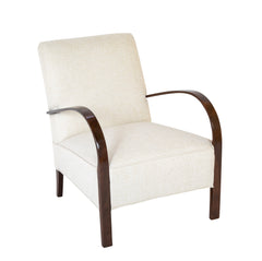Mid-Century Danish Open Arm Chair Possibly by Fritz Hansen