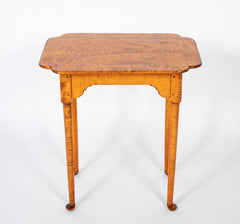 A Queen Ann Style Tiger Maple Stand