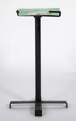 French Iron & Glass Occasional Table in the Style of Jacques Adnet