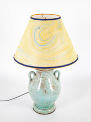 Cucumber Glazed Vase by J. B. Cole as Lamp