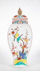 French Lidded Garniture Vase in the Kakiemon Style