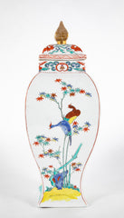 French Lidded Garniture Vase in the Kakiemon Style