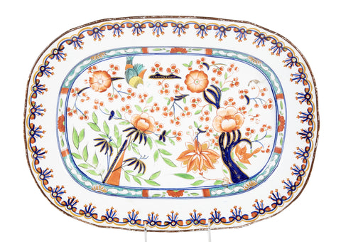 Early 19th Century English Coalport Platter in the Kakiemon Style