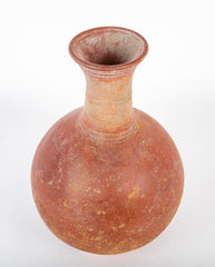 Dejenne, Mali Tear Drop Form Red Clay Vessel with Incised Neck