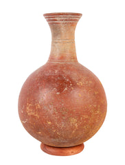 Dejenne, Mali Tear Drop Form Red Clay Vessel with Incised Neck