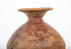 Dejenne, Mali Bulbous Terracotta Vessel with Flared Rim