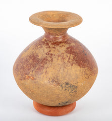 Dejenne, Mali Bulbous Terracotta Vessel with Flared Rim