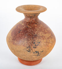 Dejenne, Mali Bulbous Terracotta Vessel with Flared Rim