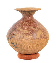 Dejenne, Mali Bulbous Terracotta Vessel with Flared Rim