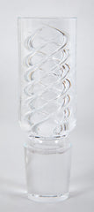 Steuben Crystal Decanter with "Air Twist" Stopper