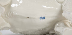 Rhino Clara Nymphenburg Frankenthaler Model in White Glazed Porcelain