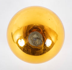 Kugel Handblown Gold Glass Ball Ornament