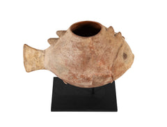 A Colima Shark Effigy Vessel